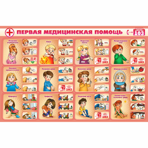 Стенд "Первая помощь" - fgospostavki.ru - Шуя