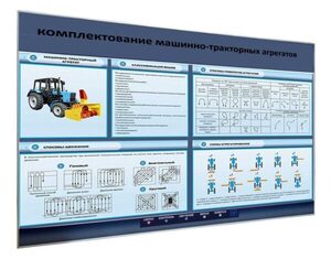 Электрифицированный светодинамический стенд «Комплектование машинно-тракторных агрегатов» - fgospostavki.ru - Шуя