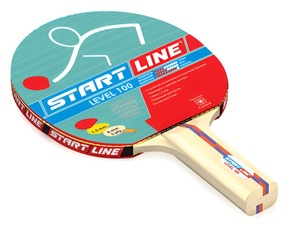Ракетка для настольного тенниса start line level 100 прямая control - fgospostavki.ru - Шуя