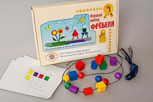 Игровой набор Фребеля "Бусы-шнуровка" (серия "Эксперимент") - fgospostavki.ru - Шуя