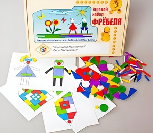 Игровой набор Фребеля "Конструктор плоскостной-4" (Серия "Эксперимент") - fgospostavki.ru - Шуя