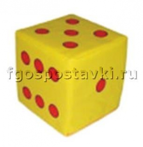 Кубик "Бросайка" с точками - fgospostavki.ru - Шуя