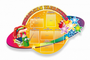 Стенд "Школьная галактика" резной стенд - fgospostavki.ru - Шуя