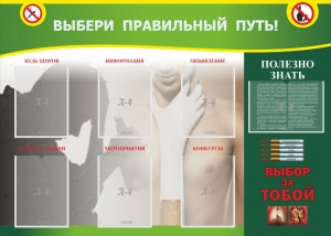 Стенд "Выбери правильный путь!" - fgospostavki.ru - Шуя