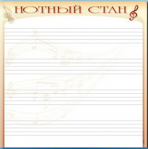 Доска магнитно-маркерная "Нотный стан" - fgospostavki.ru - Шуя