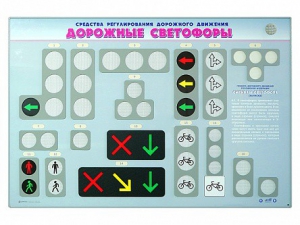 Базовый комплект светового оборудования "Дорожные светофоры" с сенсорным беспроводным пультом дистанционного управления - fgospostavki.ru - Шуя