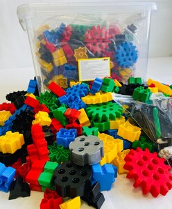 Конструктор Шестеренки (STEM Junior) 300 деталей  - fgospostavki.ru - Шуя
