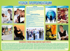 Стенд "Уголок профориентации" - fgospostavki.ru - Шуя