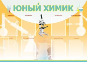 Стенд "Юный химик" Вариант 1 - fgospostavki.ru - Шуя