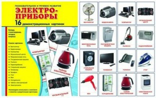 Демонстрационные карточки "Электроприборы" - fgospostavki.ru - Шуя