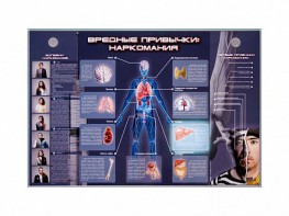Электрифицированный стенд "Вредные привычки: наркомания" - fgospostavki.ru - Шуя