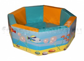 Сухой бассейн восьмигранный с шелкографией - fgospostavki.ru - Шуя