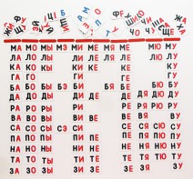 Набор магнитных карточек "Слоговый домик" - fgospostavki.ru - Шуя