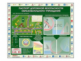 Стенд-уголок "Паспорт дорожной безопасности образовательного учреждения" - fgospostavki.ru - Шуя