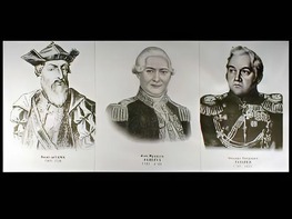 Портреты путешественников (25 штук, формат А3) - fgospostavki.ru - Шуя