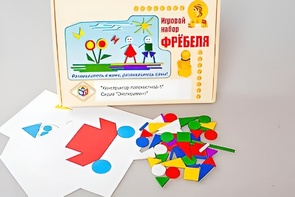 Игровой набор Фребеля "Конструктор плоскостной-1" (Серия "Эксперимент") - fgospostavki.ru - Шуя