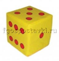 Кубик "Бросайка" с точками - fgospostavki.ru - Шуя