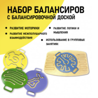 Набор балансиров с балансировочной доской - fgospostavki.ru - Шуя