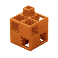 Кубик-основание коричневый 20х20 Artec - fgospostavki.ru - Шуя