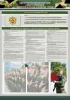 Стенд-уголок "Конституция Российской Федерации и Федеральный закон "О воинской обязанности и военной службе" - fgospostavki.ru - Шуя