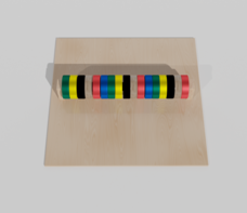 Тактильно-развивающая панель с разноцветными кругами - fgospostavki.ru - Шуя