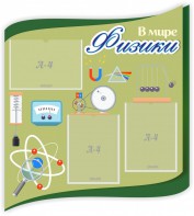 Стенд "В мире физики" - fgospostavki.ru - Шуя