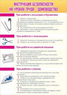 Стенд "Инструкция безопасности на уроках труда №1" - fgospostavki.ru - Шуя