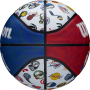Мяч баскетбольный Wilson NBA All Team (размер 7, резина, тренировочный) - fgospostavki.ru - Шуя